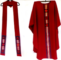 Red Chasuble and Stole